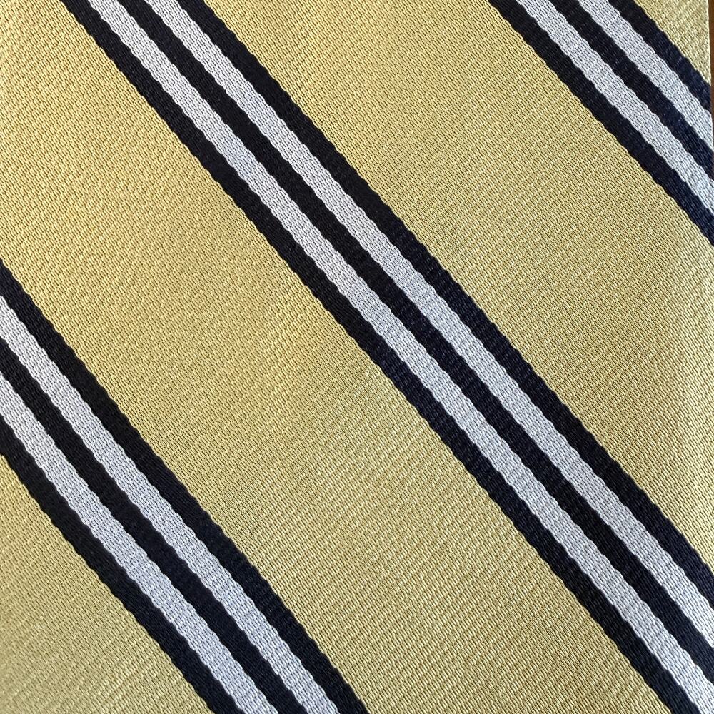 Brooks Brothers Basics Yellow Striped Silk Tie